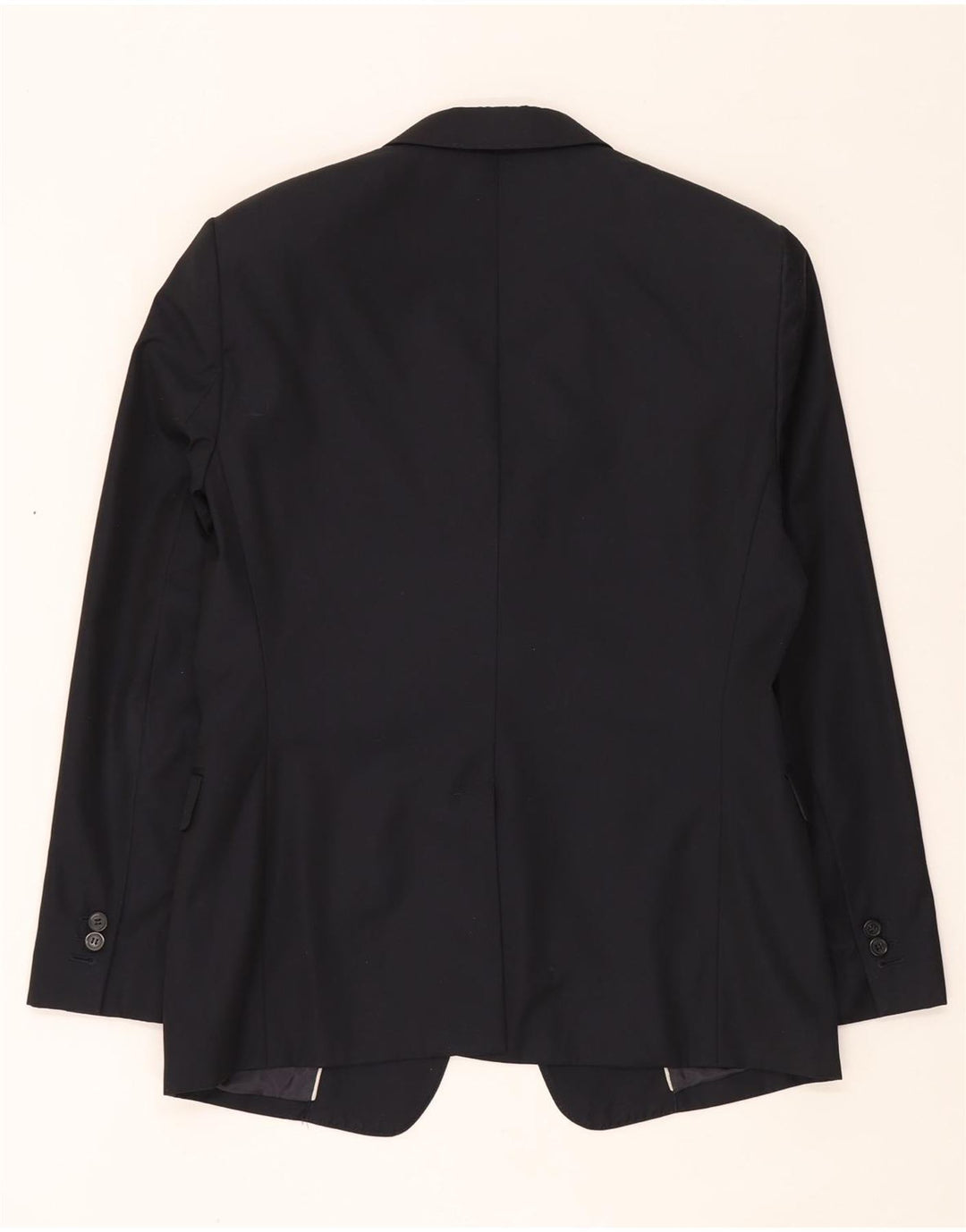 Emporio Armani masculino 2 botões terno de 2 peças IT 50 grande W35 L30 azul marinho