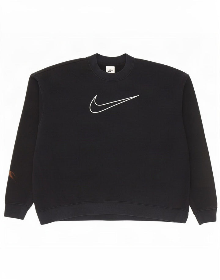 Moletom Nike Masculino Dri Fit Graphic Jumper Grande Algodão Preto