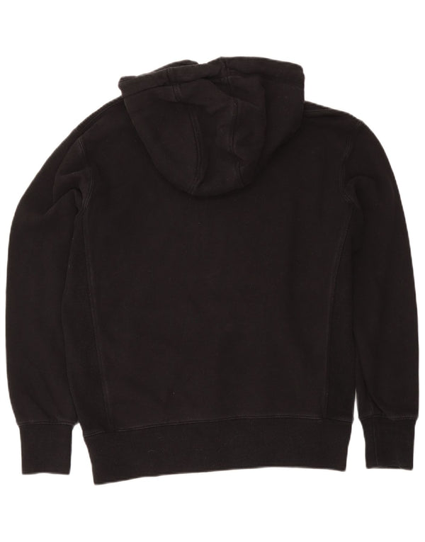 Superdry Mens Loose Fit Hoodie Jumper Pequeno Algodão Preto