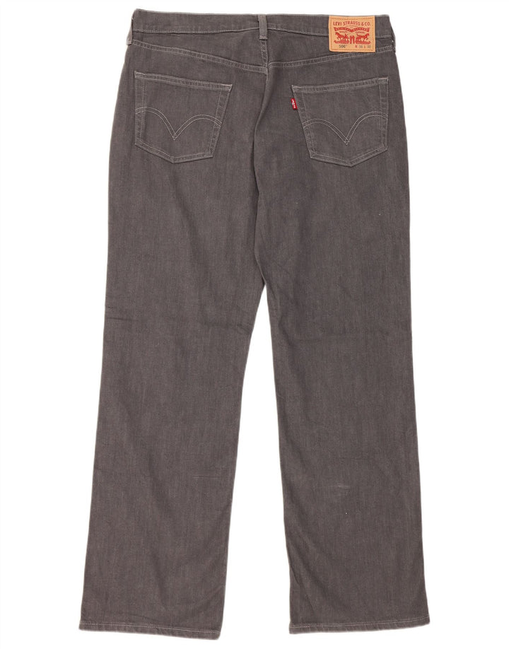Levi's Masculino 506 Straight Jeans W36 L32 Cinza Algodão