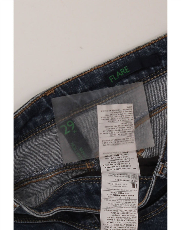 Benetton Calça Jeans Feminina W29 L31 Azul Algodão