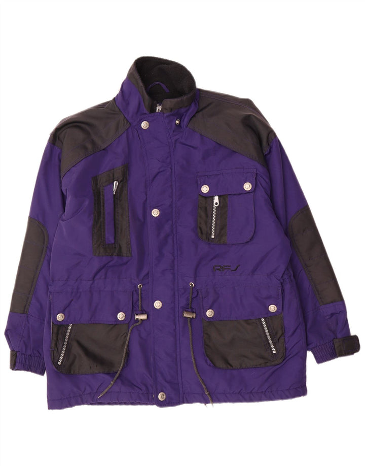 Jaqueta corta-vento Rodeo Boys 11-12 anos roxo Colourblock Nylon