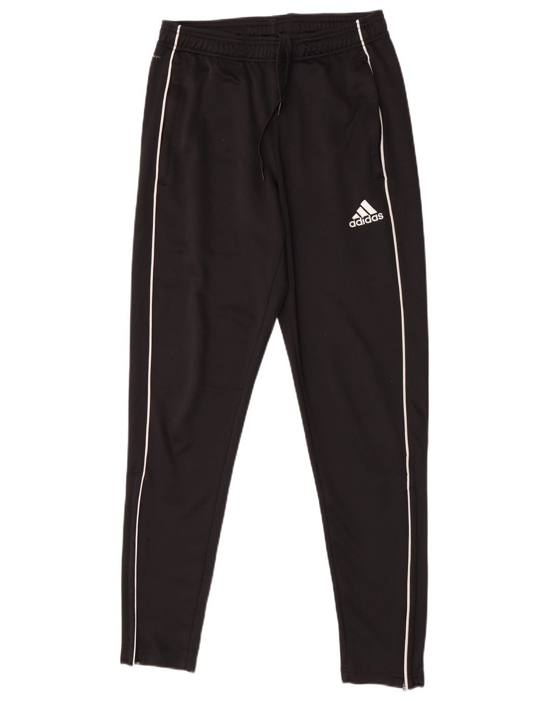 Adidas Mens Treino Calças Smal Preto Poliéster Esportes