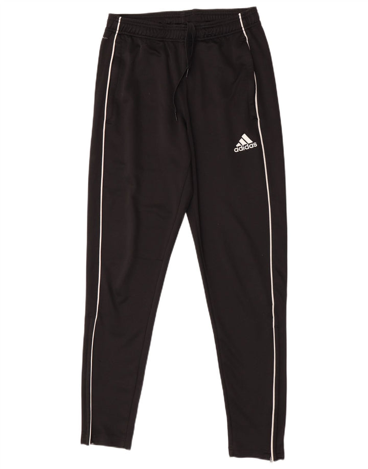 Adidas Mens Treino Calças Smal Preto Poliéster Esportes