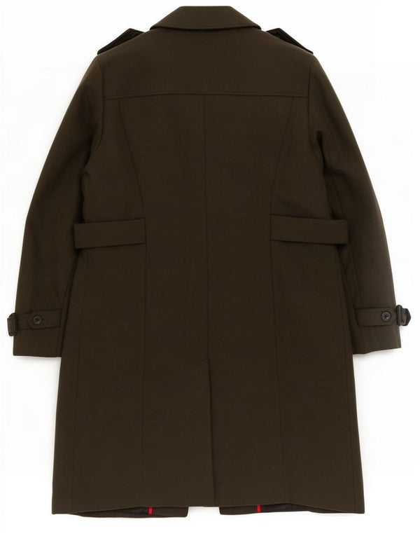 Sobretudo militar feminino Marks & Spencer Reino Unido 22 3XL poliéster cáqui