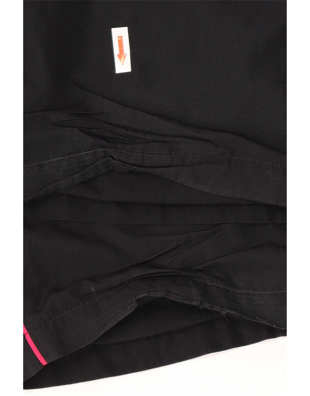 Calça de treino feminina Nike UK 10 pequena preta poliéster