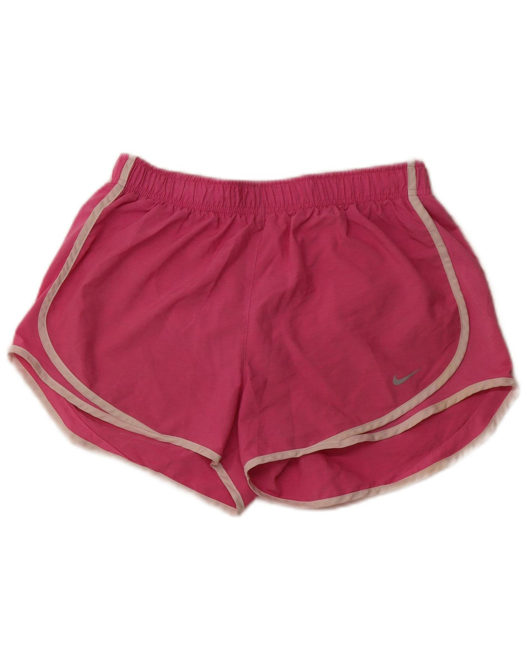 Shorts esportivos femininos NIKE Dri Fit UK 12 médio rosa poliéster