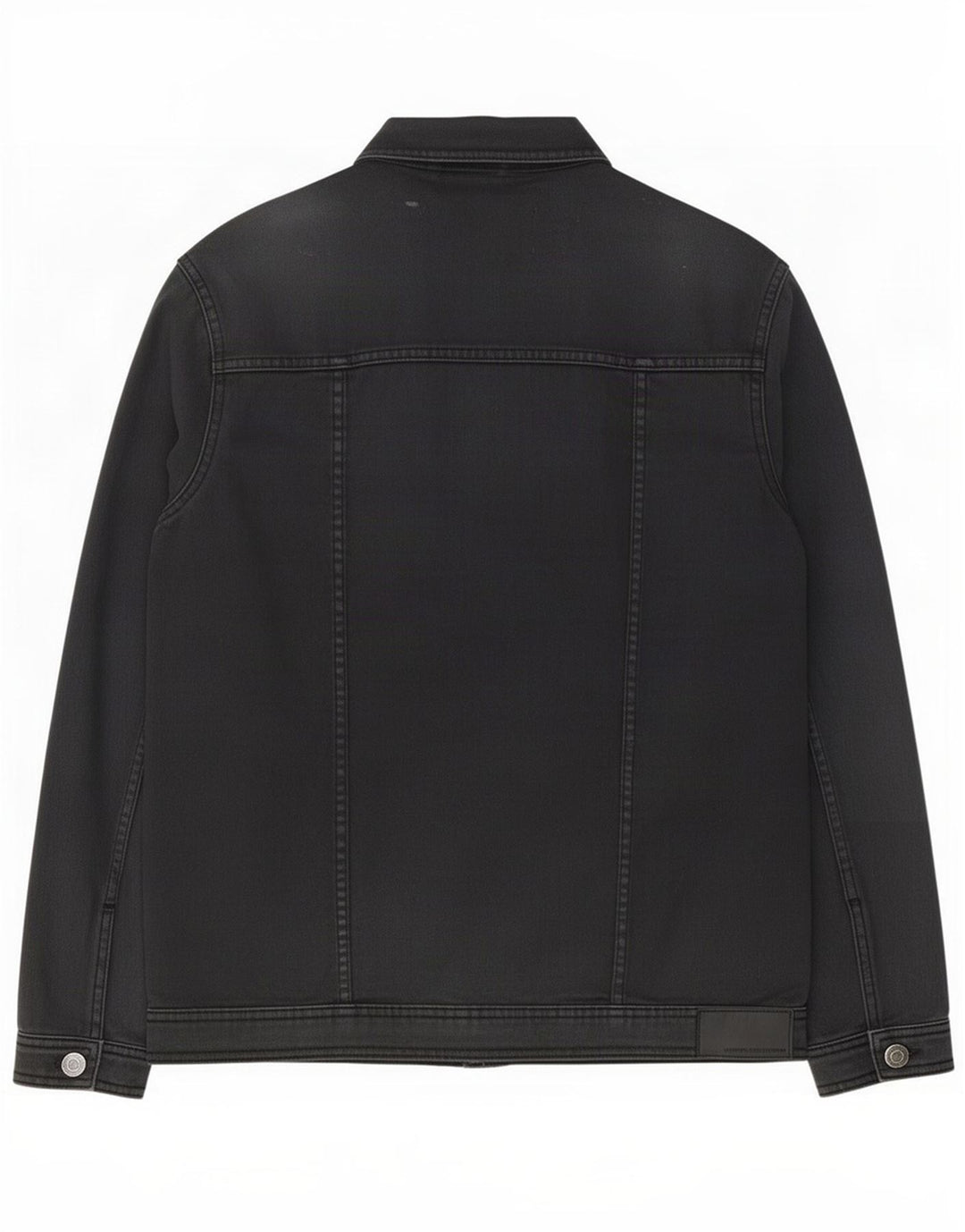 Jaqueta jeans masculina French Connection UK 38 algodão preto médio