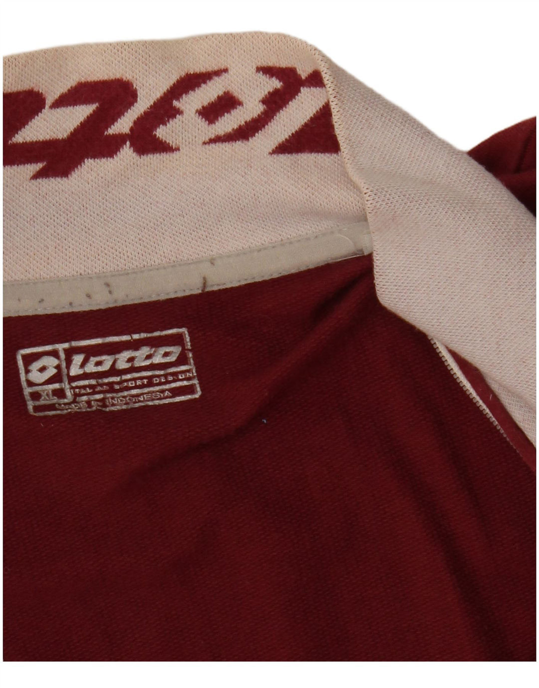 LOTTO Jaqueta feminina de agasalho gráfico UK 18 XL branco colorblock