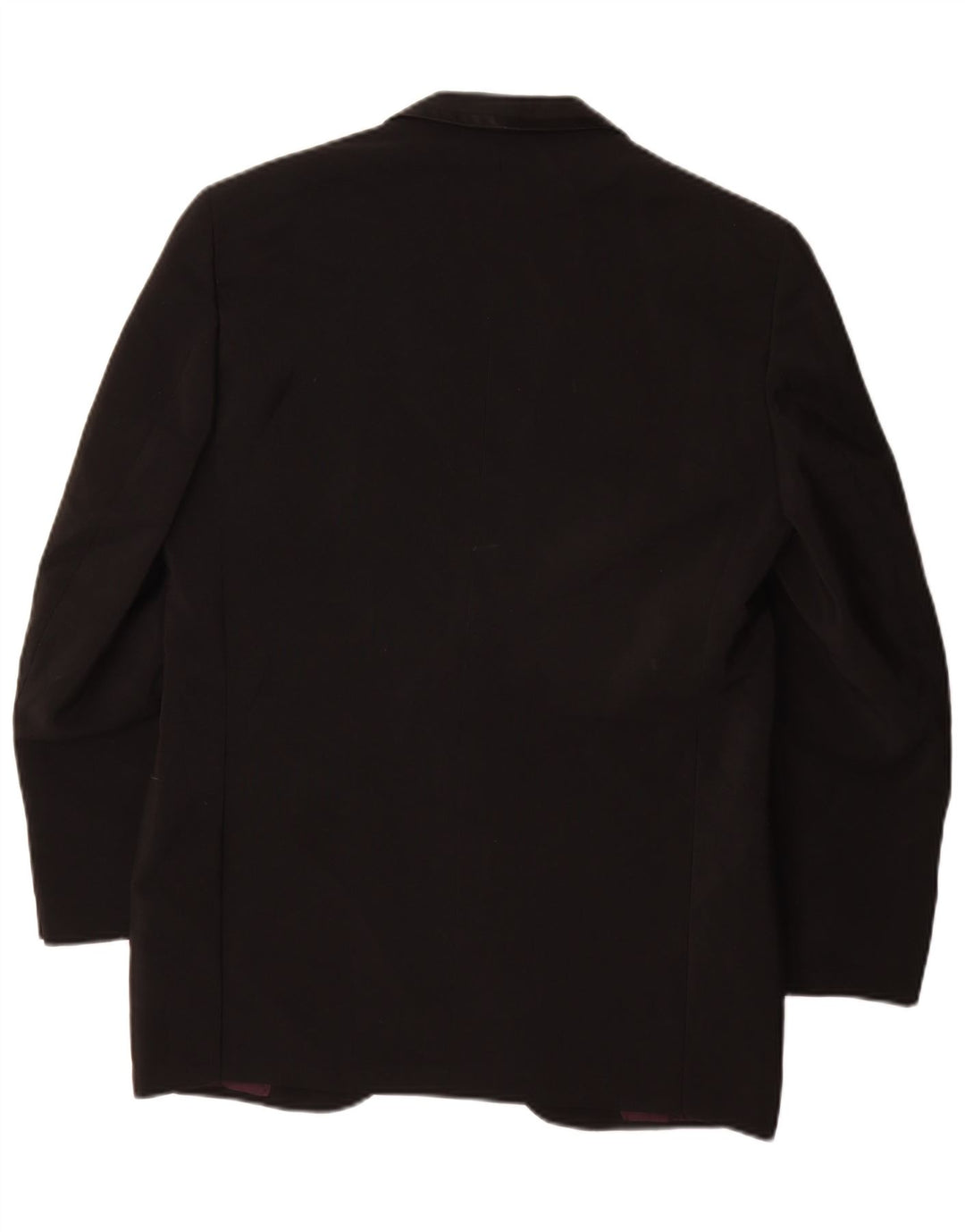 Jaqueta blazer masculina San Babila Milano com 1 botão Reino Unido 40 grande preta