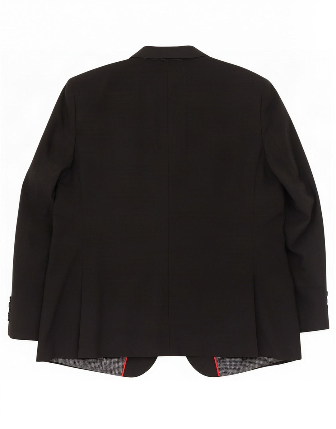 Jaqueta blazer masculina de 2 botões Marks & Spencer Reino Unido 48 2XL lã preta