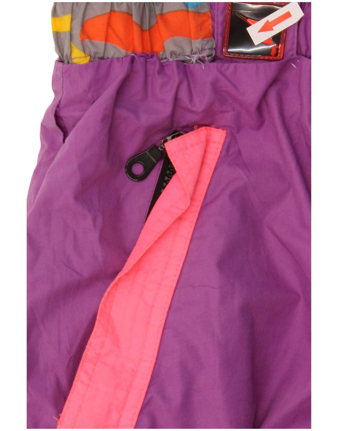Macacão de esqui grande com capuz feminino Diadora UK 14 poliéster roxo médio