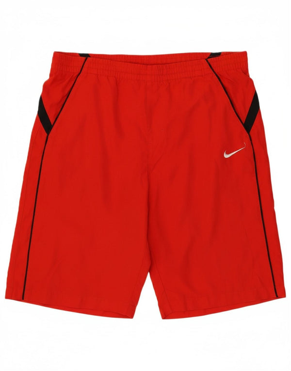 Shorts esportivos masculinos NIKE 13-14 anos XL vermelho poliéster