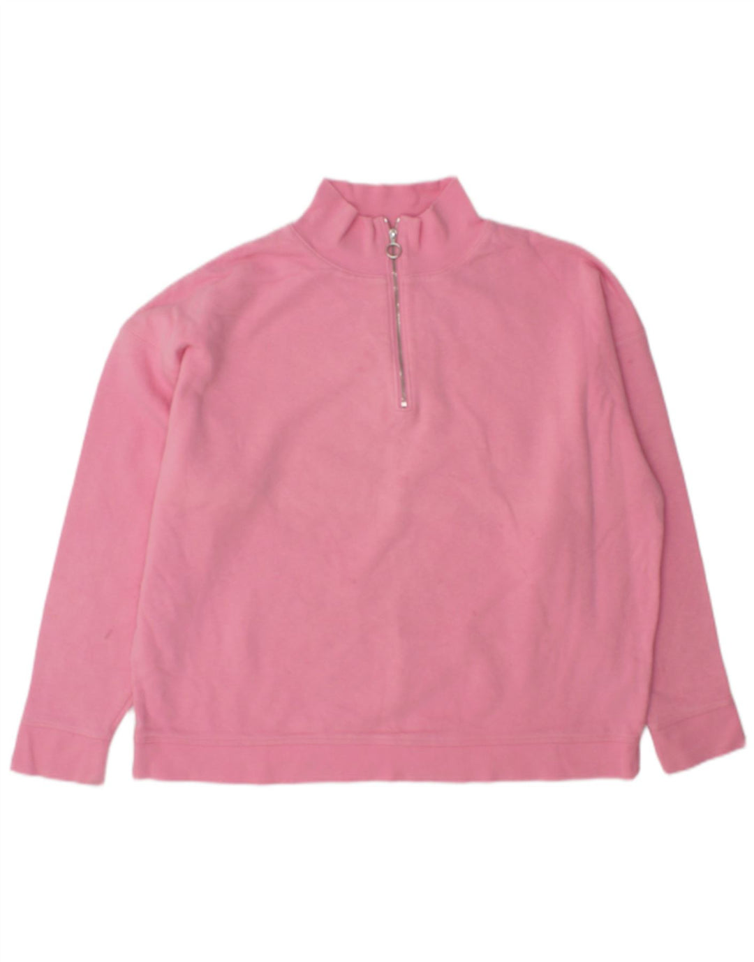 Suéter de moletom oversized feminino Marks & Spencer Reino Unido 14 grande rosa