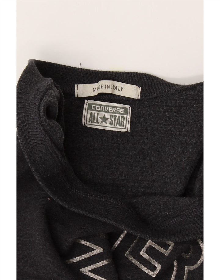 CONVERSE Womens Graphic Sweatshirt Jumper UK 18 XL Grey Cotton Vintage Converse and Second-Hand Converse from Messina Hembry 