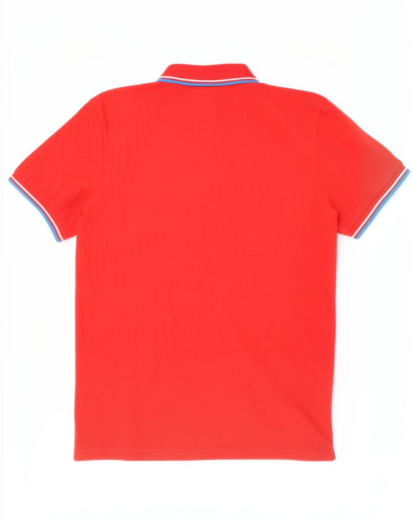 Camisa polo masculina Diadora grande algodão vermelho