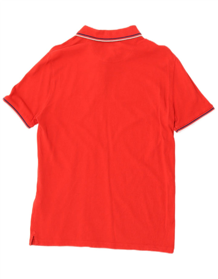 Camisa polo masculina Champion pequena de algodão vermelho