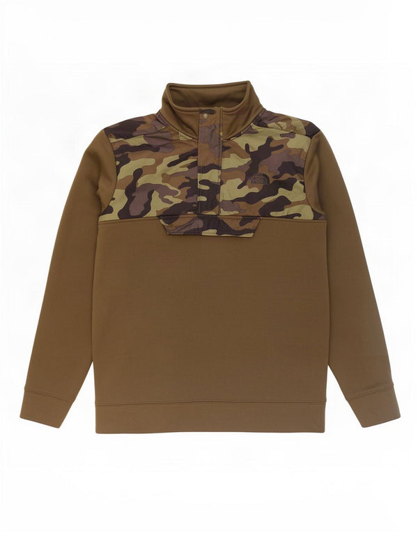 Moletom The North Face Boys 14-15 Anos XL Caqui Camuflagem