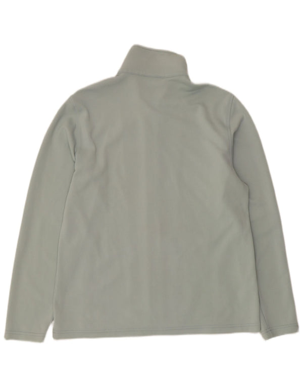 Asics Womens Tracksuit Top Jacket UK 16 Grande Azul Poliamida