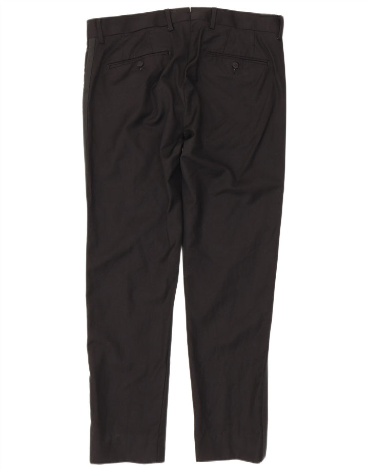 Calça masculina Gutteridge Slim Suit IT 48 Médio W32 L29 Poliéster Preto