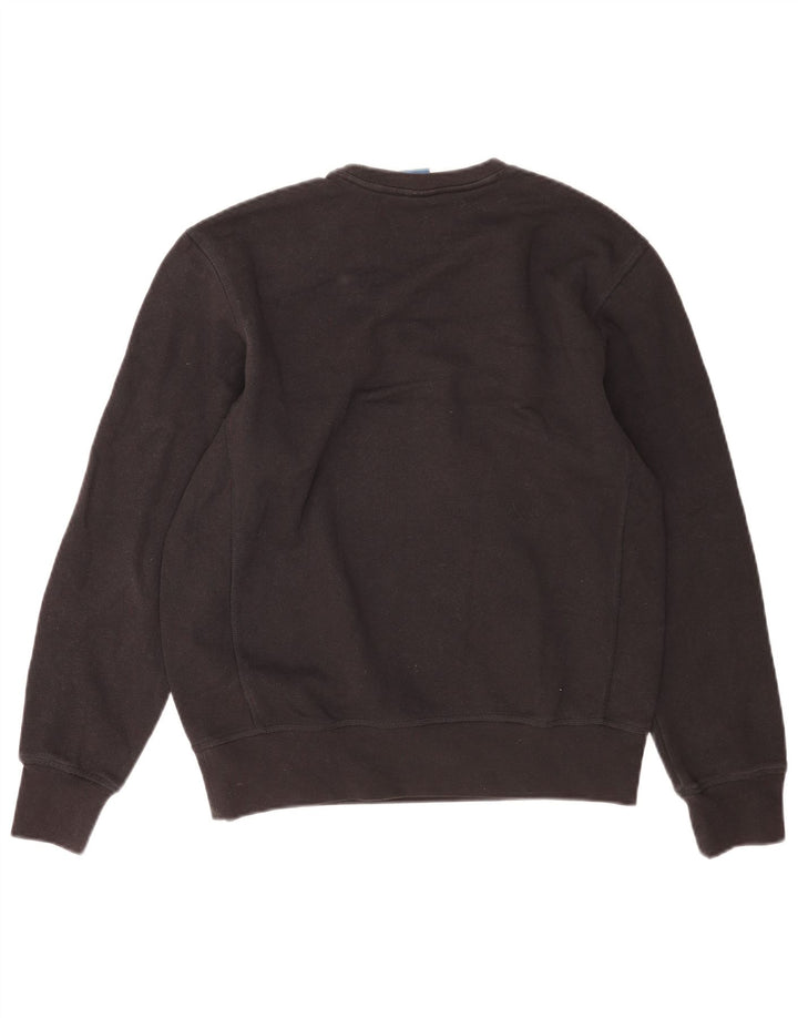 REEBOK moletom masculino jumper médio algodão preto