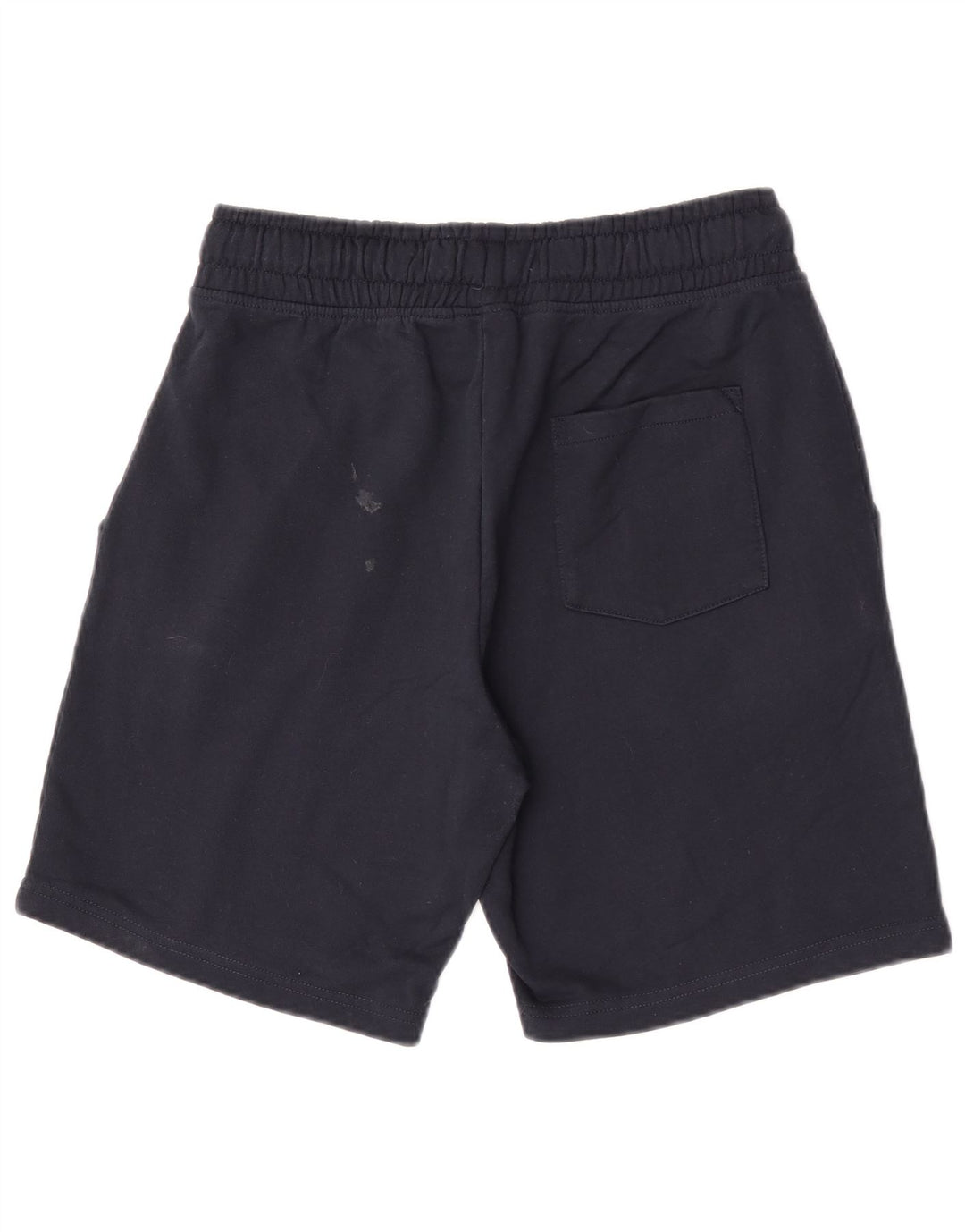 Shorts esportivos gráficos masculinos vintage médio algodão azul marinho
