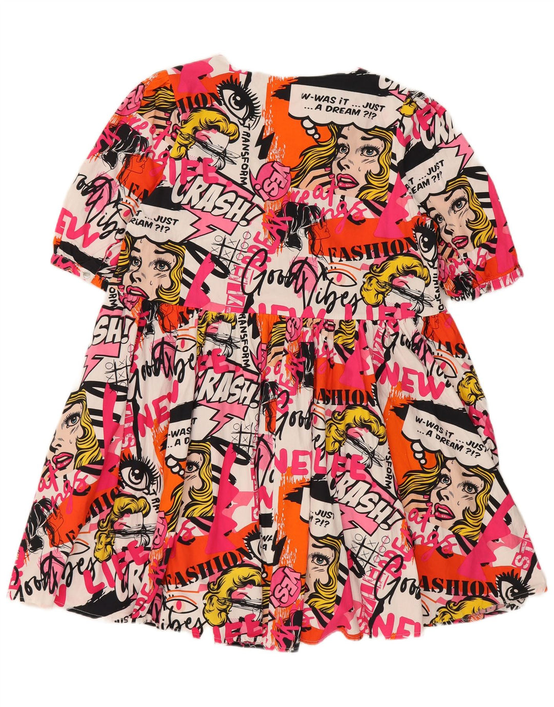 Vestido feminino Mohito animado em camadas UE 36 pequeno algodão multicolorido