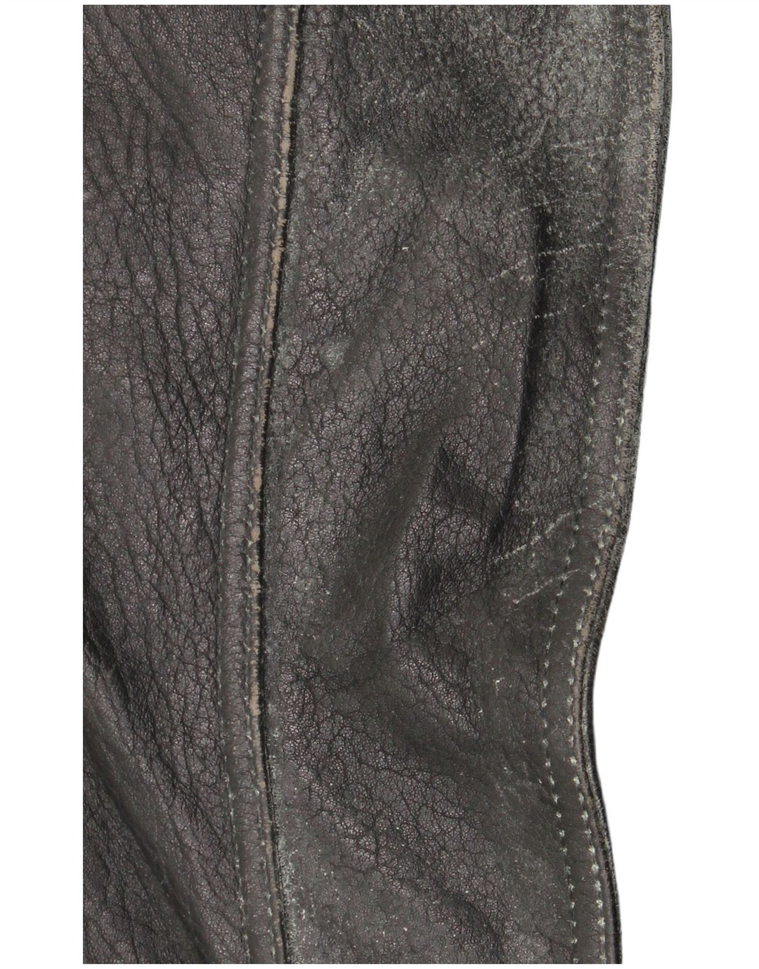 Jaqueta masculina de couro Clout para motociclista Reino Unido 42 XL couro preto