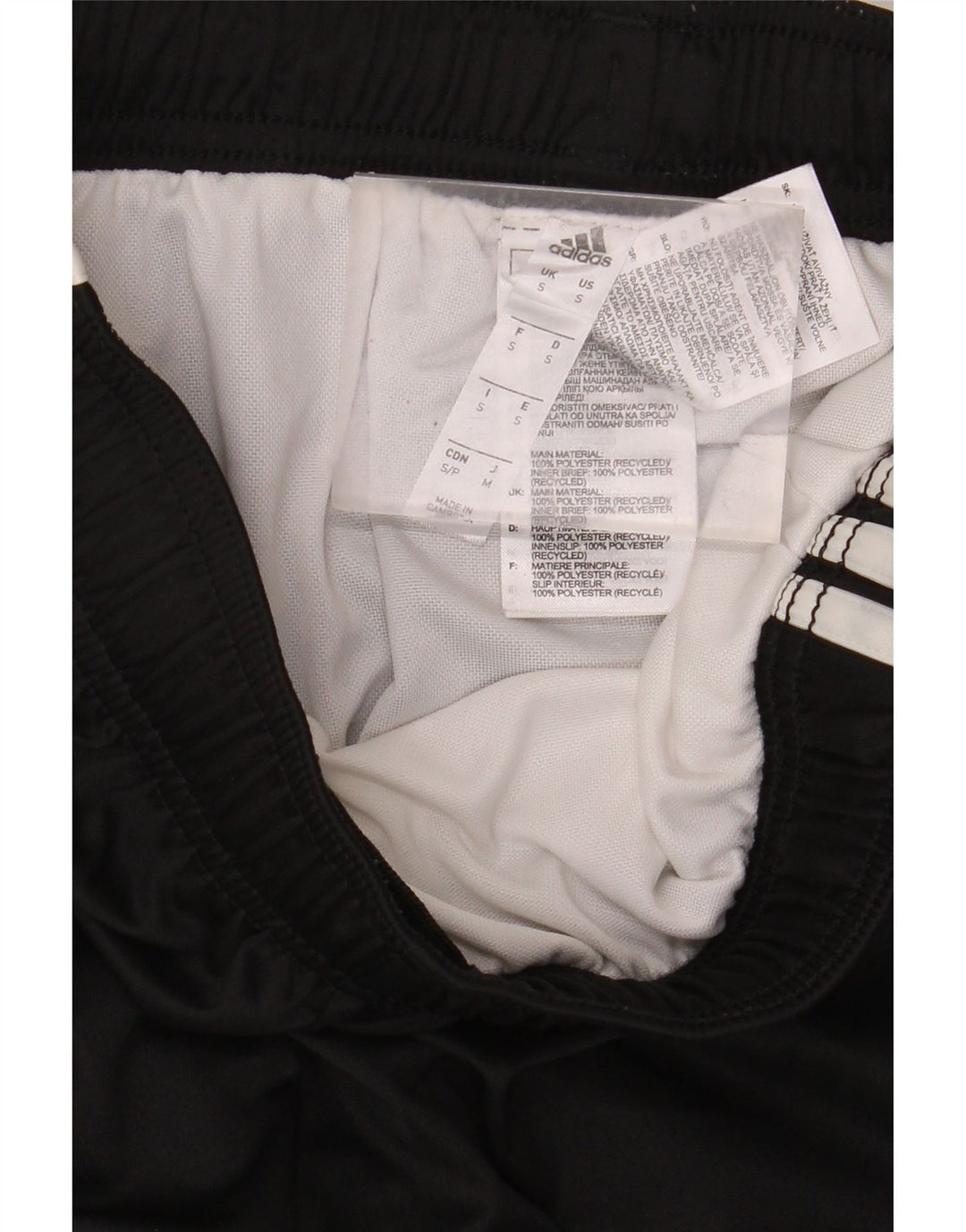 ADIDAS Mens Arsenal Sport Shorts Pequeno Poliéster Preto