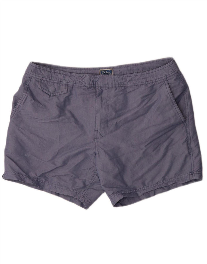 J. CREW Mens Chino Shorts W34 Grande Algodão Azul