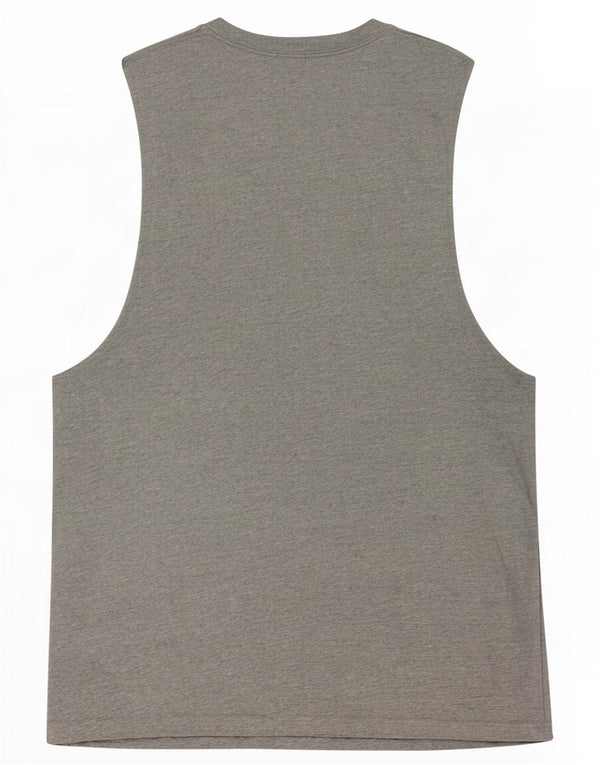 Colete gráfico masculino Nike médio algodão manchado cinza