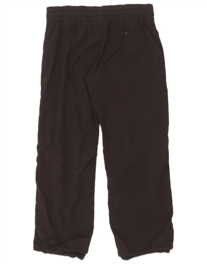 Calça de treino feminina Nike US 8/10 médio preto colorblock poliéster
