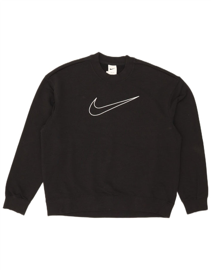 Moletom Nike Masculino Dri Fit Graphic Jumper Pequeno Algodão Preto