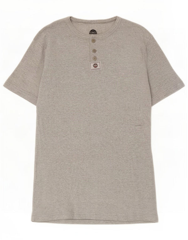 Camiseta masculina vintage grande cinza