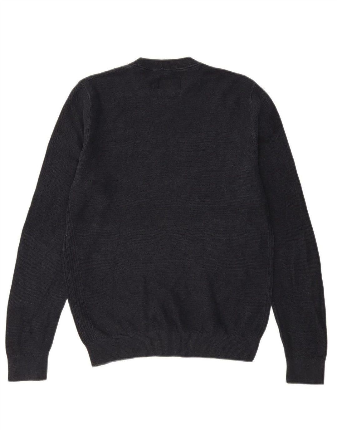 Suéter masculino Farah com gola redonda, azul marinho médio