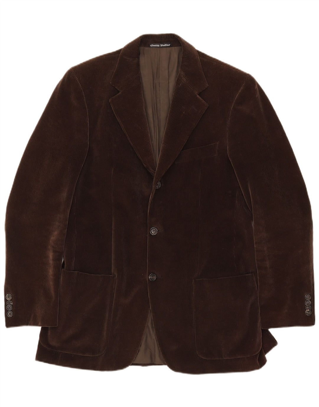 Velluto Duca Visconti Jaqueta blazer masculina de 3 botões IT 48 Médio Marrom