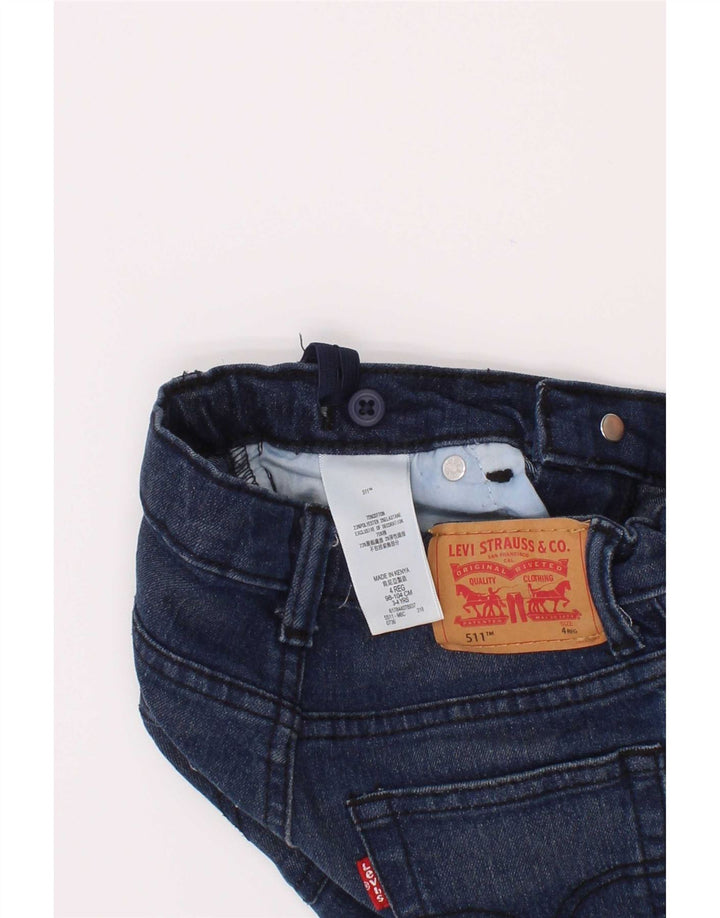 Levi's Boys 511 Slim Jeans 3-4 Anos W20 L18 Azul Algodão