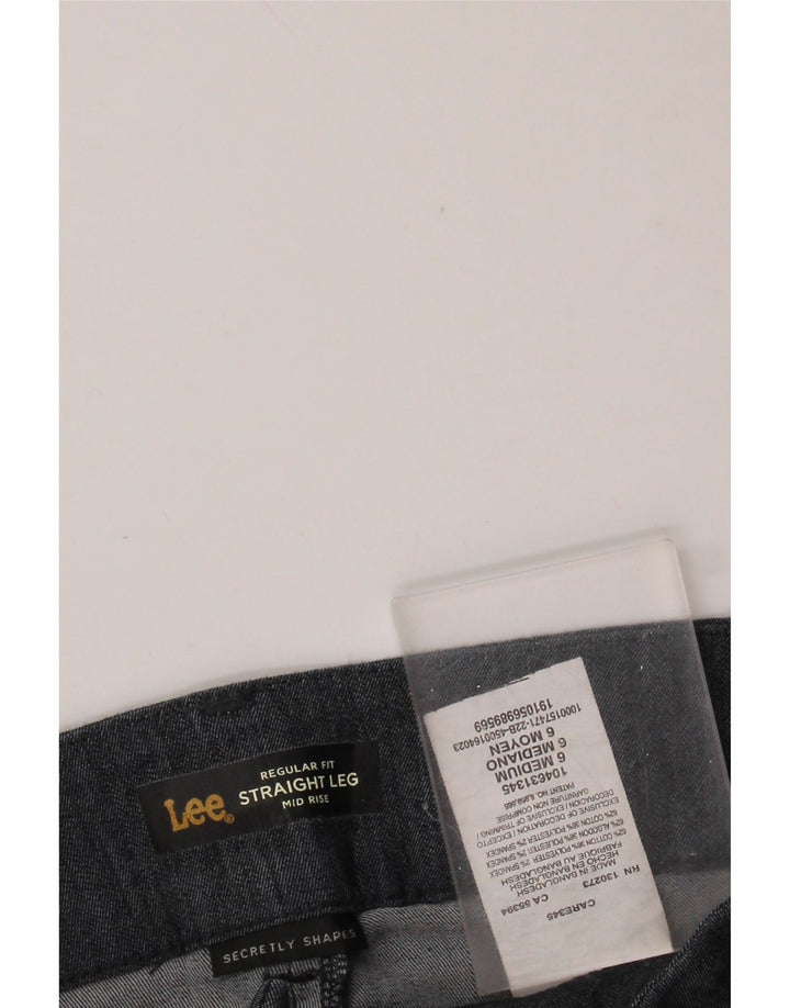LEE Calça feminina casual de ajuste regular US 6 médio W28 L31 azul marinho