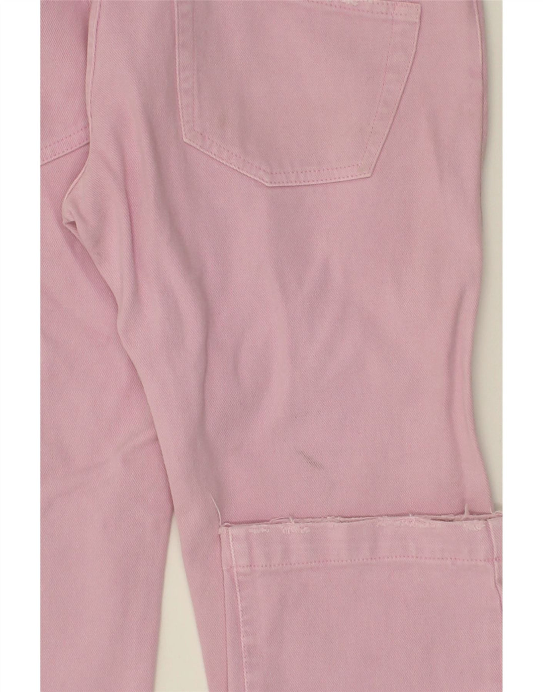 DANIELE ALESSANDRINI Womens Straight Jeans W28 L26  Pink Cotton Vintage Daniele Alessandrini and Second-Hand Daniele Alessandrini from Messina Hembry 