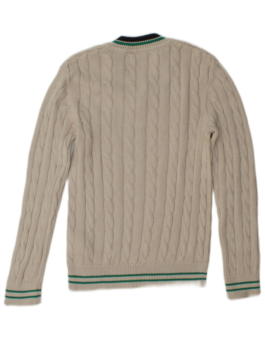 Suéter Lyle & Scott Boys com decote em V 9-10 anos algodão branco