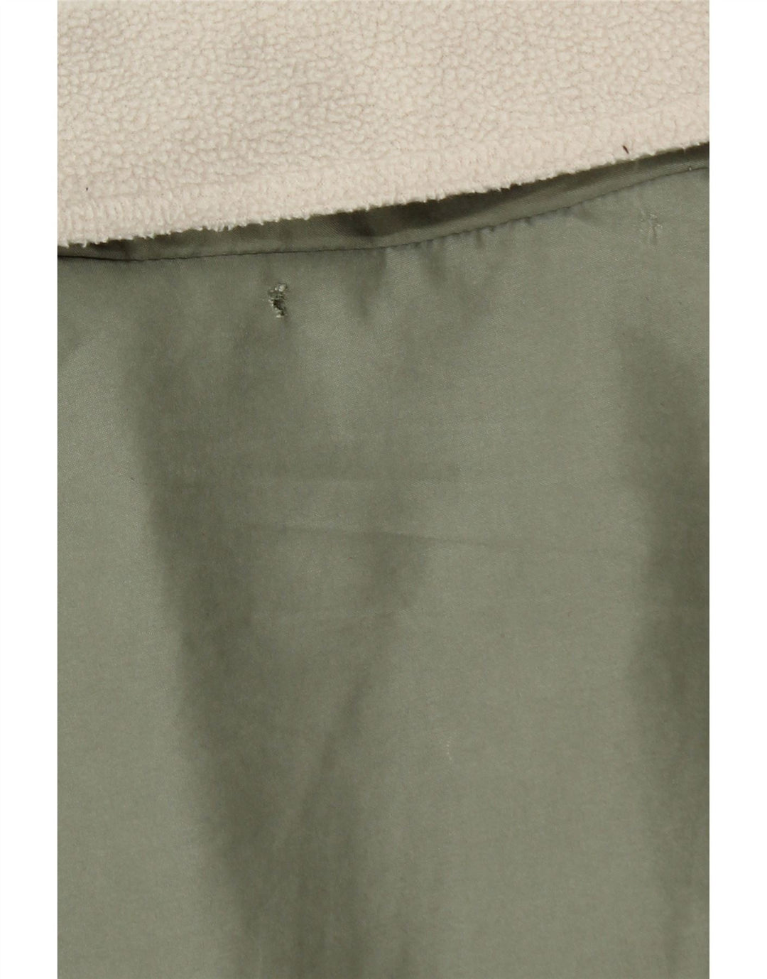 Jaqueta feminina Marks & Spencer Sherpa Parka grande Reino Unido 14 grande verde