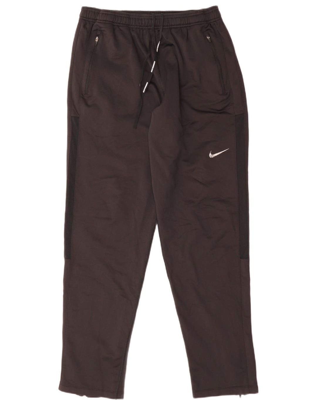 Calça de treino feminina NIKE Dri Fit UK 14 grande poliéster preto
