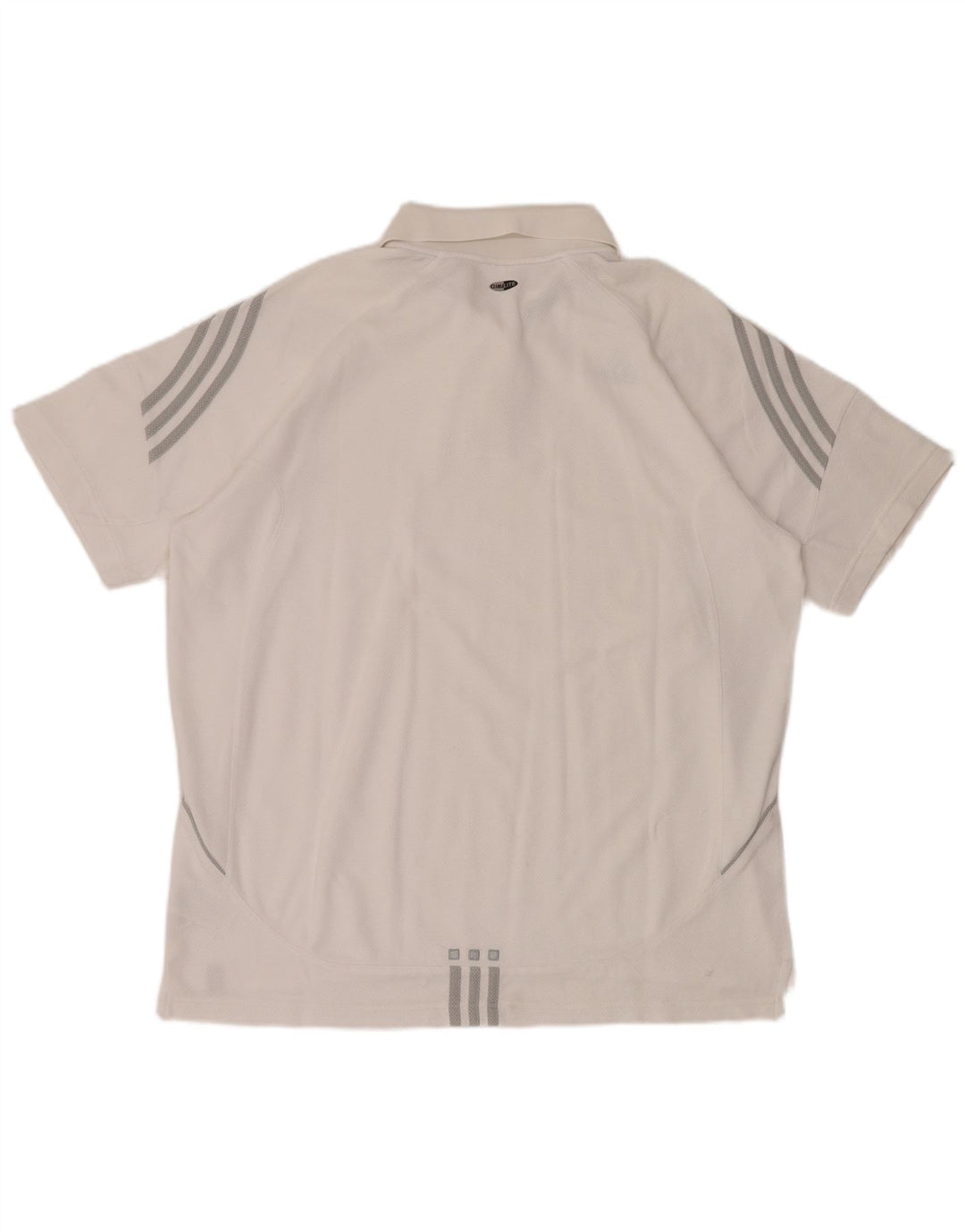 Camisa polo masculina Adidas XL algodão branco