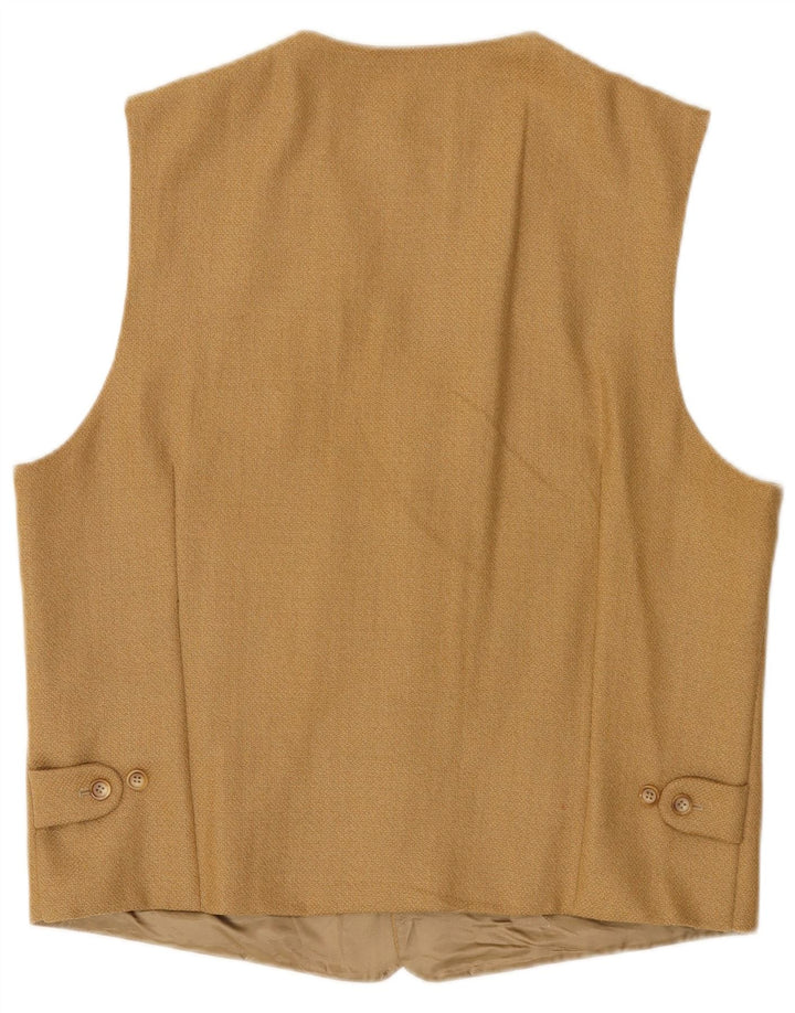 Colete masculino Pierre Cardin IT 48 lã marrom médio