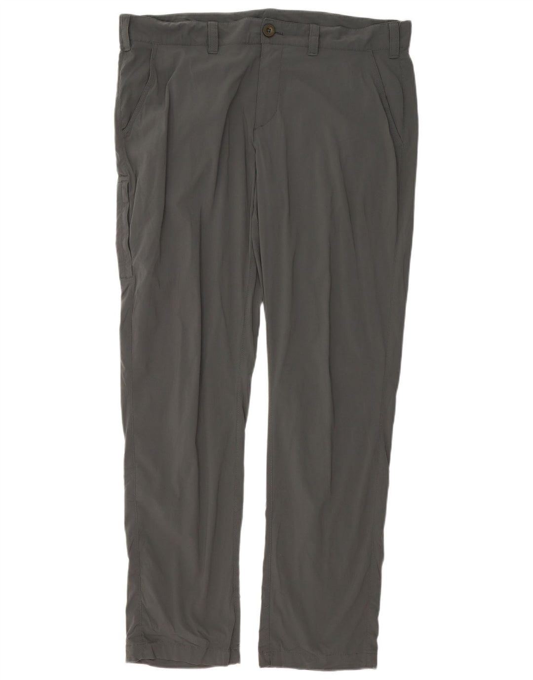 Calça cargo slim masculina EDDIE BAUER W38 L32 cinza nylon