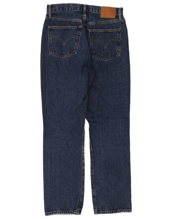 Calça jeans masculina Levi's 501 Straight W28 L28 azul algodão