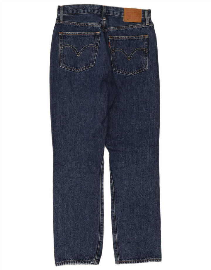 Calça jeans masculina Levi's 501 Straight W28 L28 azul algodão