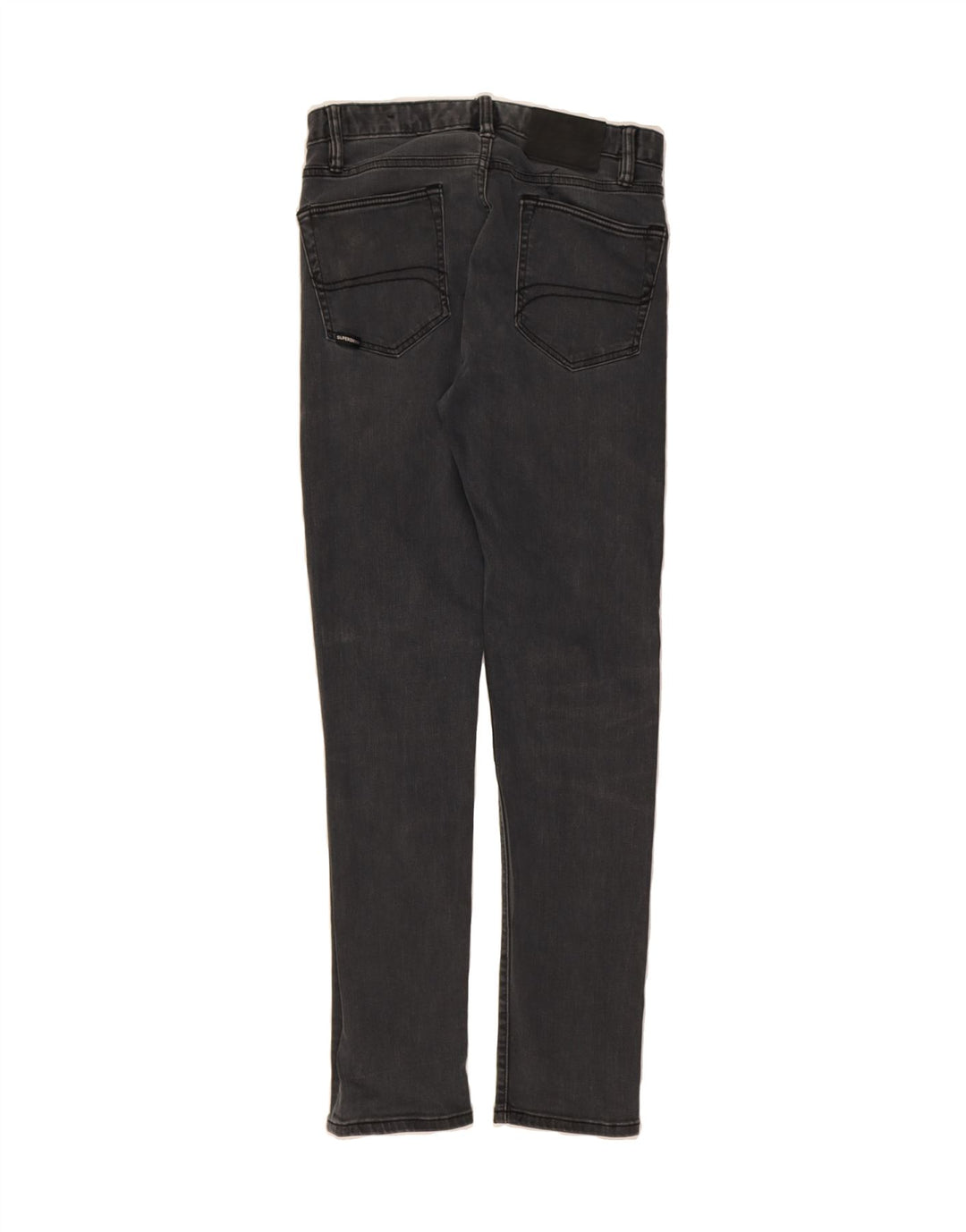 SUPERDRY Womens Skinny Jeans W30 L32 Grey Cotton Vintage Superdry and Second-Hand Superdry from Messina Hembry 