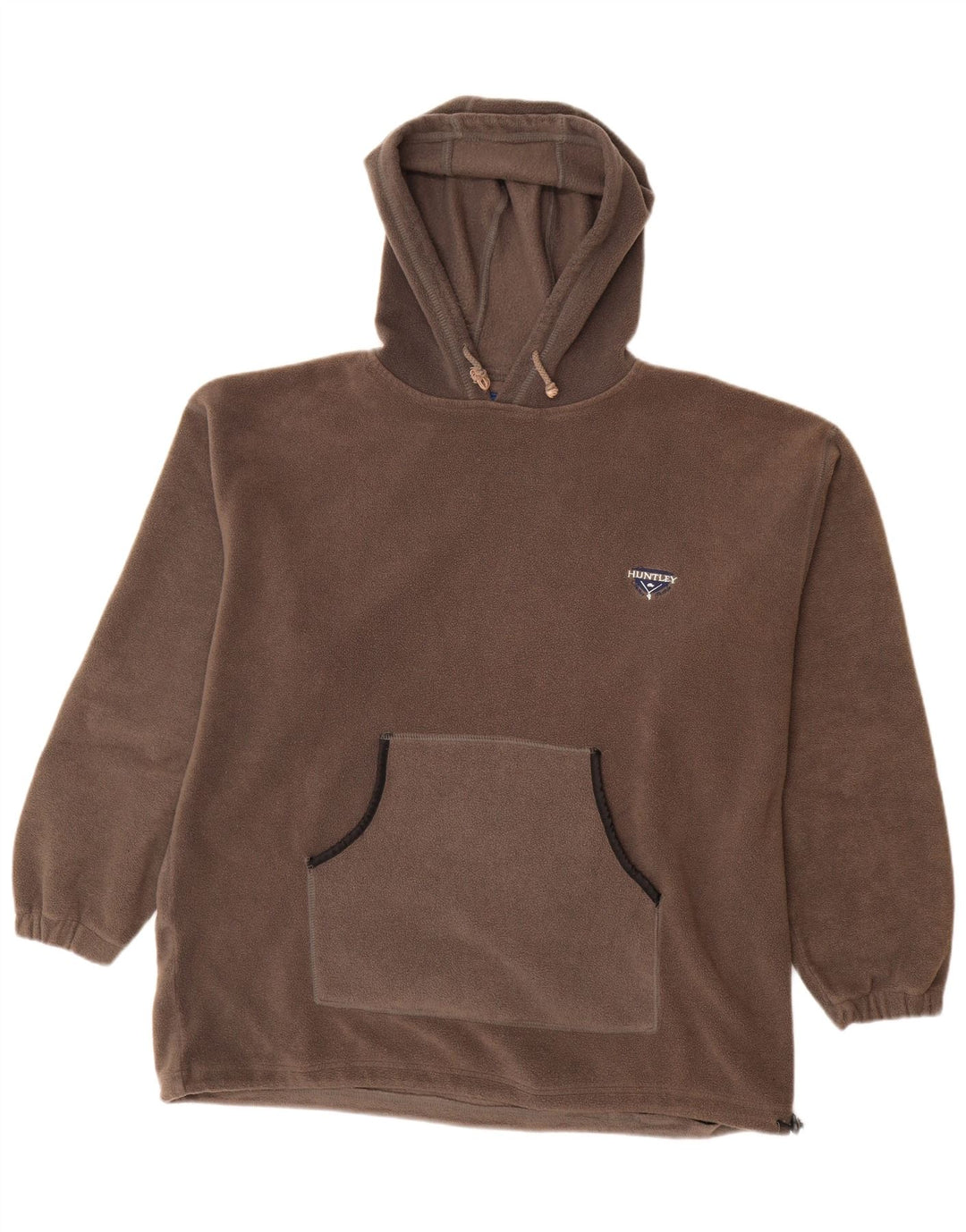 Suéter de lã masculino VINTAGE com capuz grande poliéster cinza