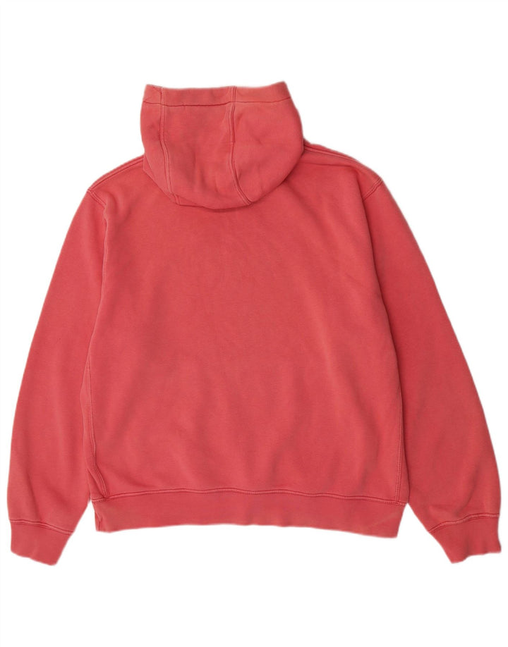 Nike Womens Oversized Hoodie Jumper UK 14 Médio Algodão Rosa
